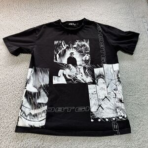 Ghost Supply All Over Print Shirt Comic Book Men's‎ Size Large Battlestar Rare